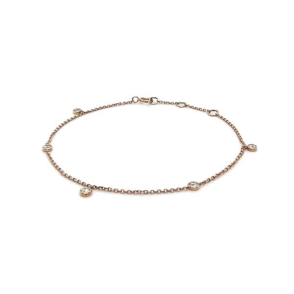 Goldarmband mit Diamanten