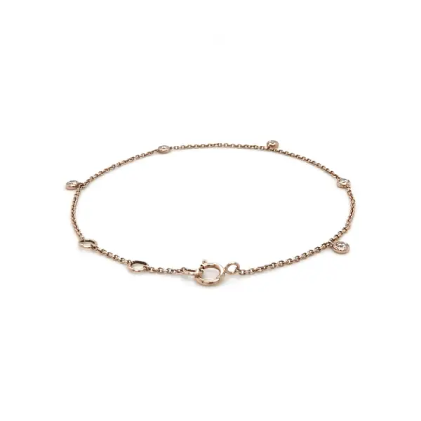Goldarmband mit Diamanten