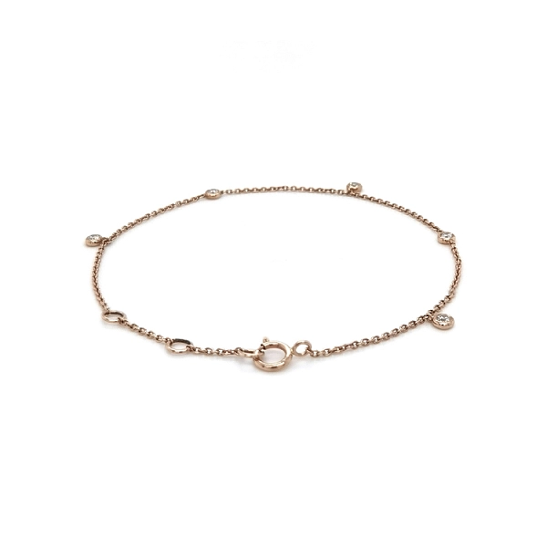 Goldarmband mit Diamanten