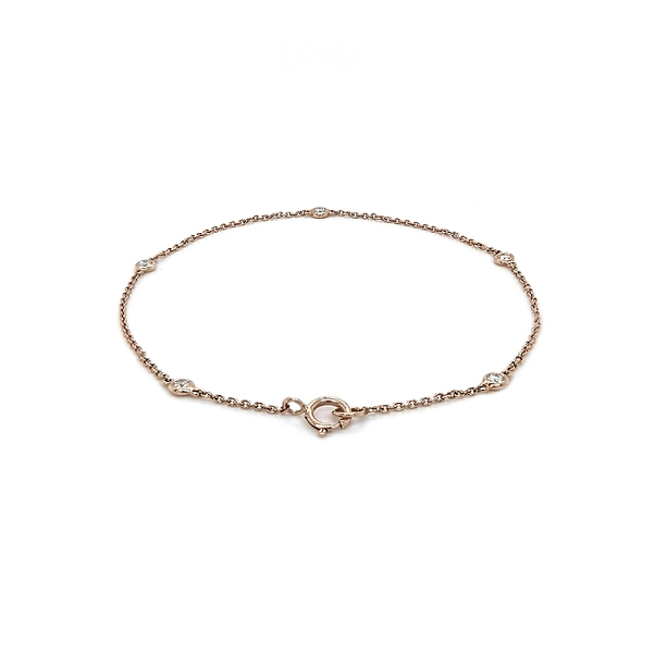 Goldarmband mit Diamanten