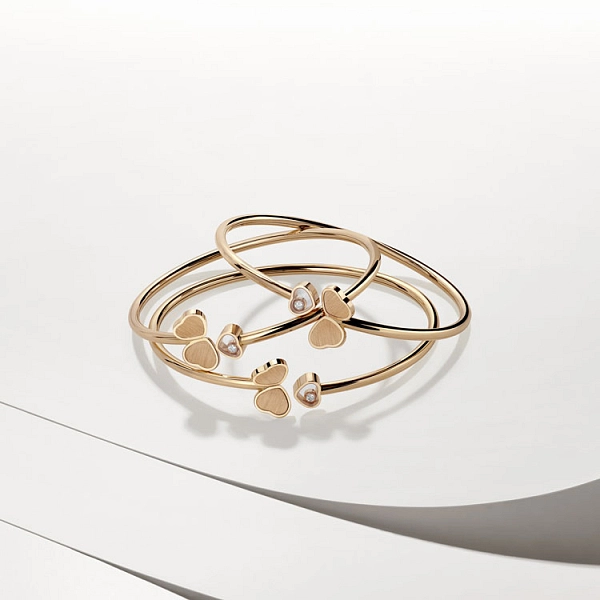 Gold Chopard Happy Hearts Armband 85A083-5702