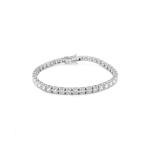 Gold-Tennisarmband mit Diamanten