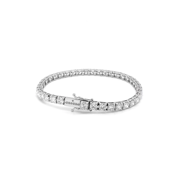 Gold-Tennisarmband mit Diamanten