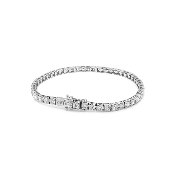 Gold-Tennisarmband mit Diamanten