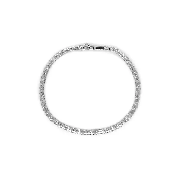 Gold-Tennisarmband mit Diamanten