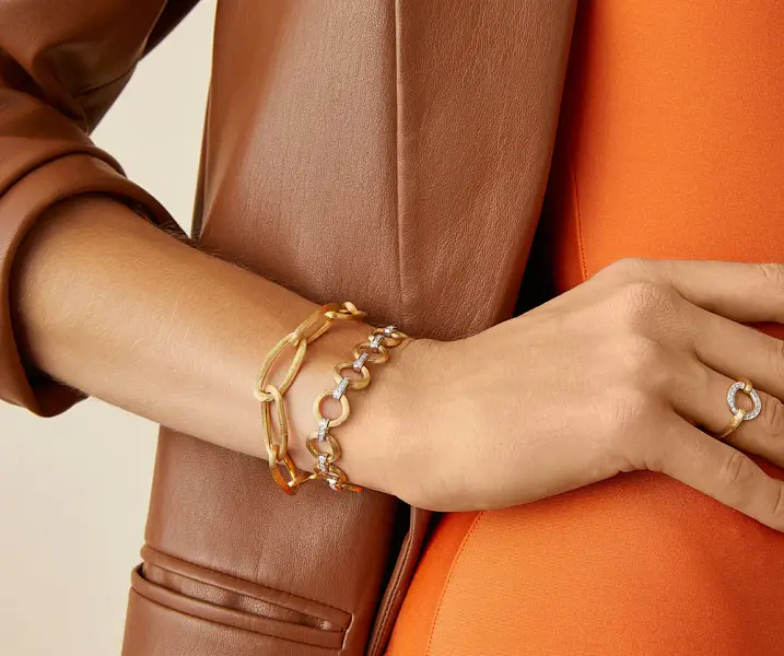 Gold Marco Bicego Jaipur Gliederarmband BB2666 Y