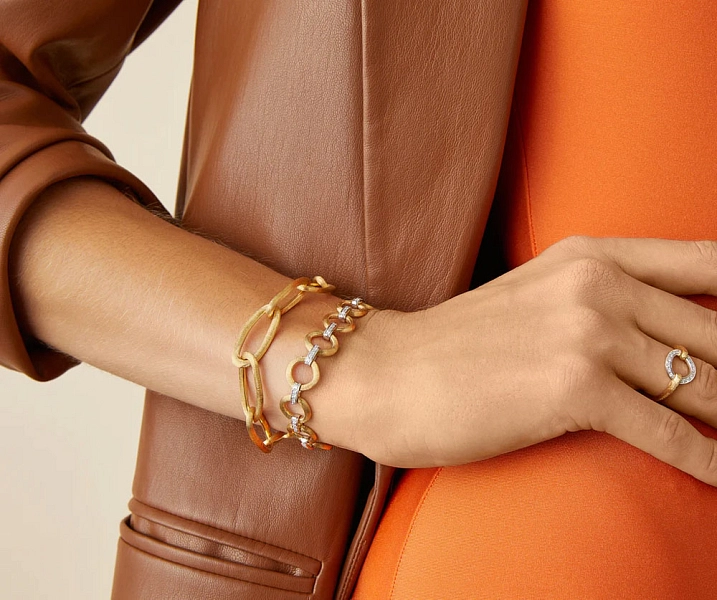 Gold Marco Bicego Jaipur Gliederarmband BB2666 Y