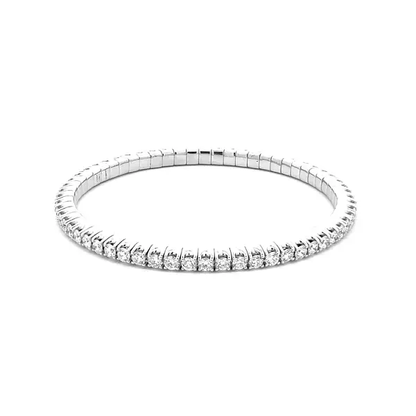 Gold-Tennisarmband mit Diamanten