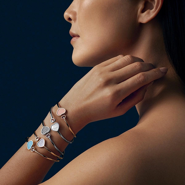 Gold Chopard Happy Hearts Armband 857482-5302