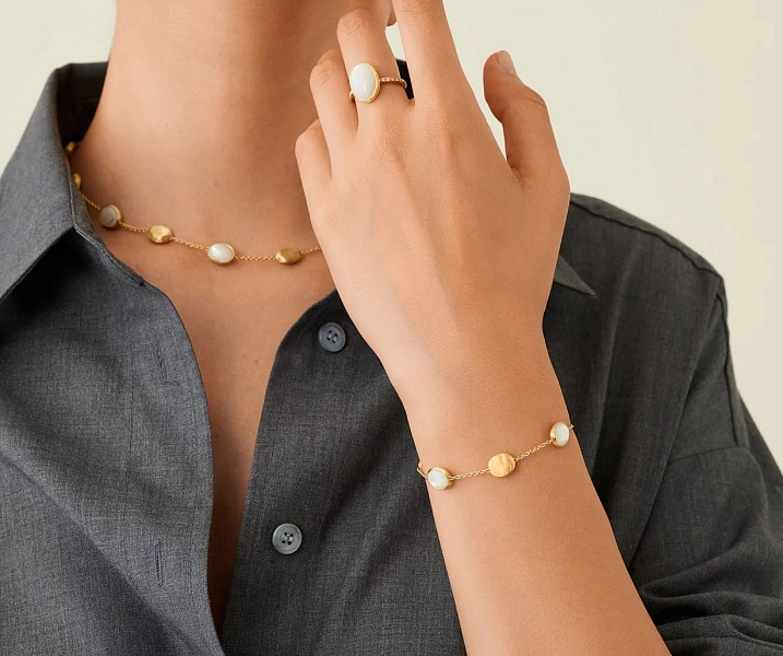 Gold Marco Bicego Siviglia BB2652 MPW Y-Armband