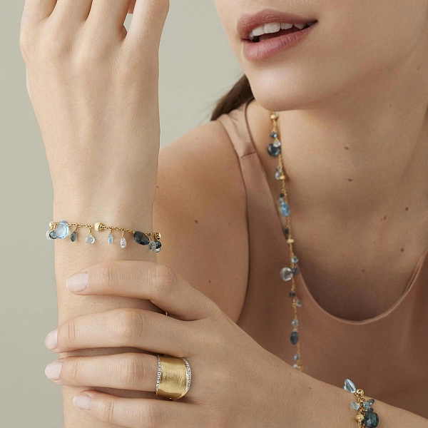 Gold-Armband Marco Bicego Paradies BB2584 TP01 Y