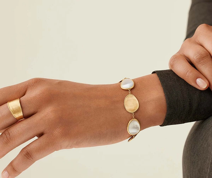Gold Marco Bicego Lunaria Armband BB2099 MPW Y 02
