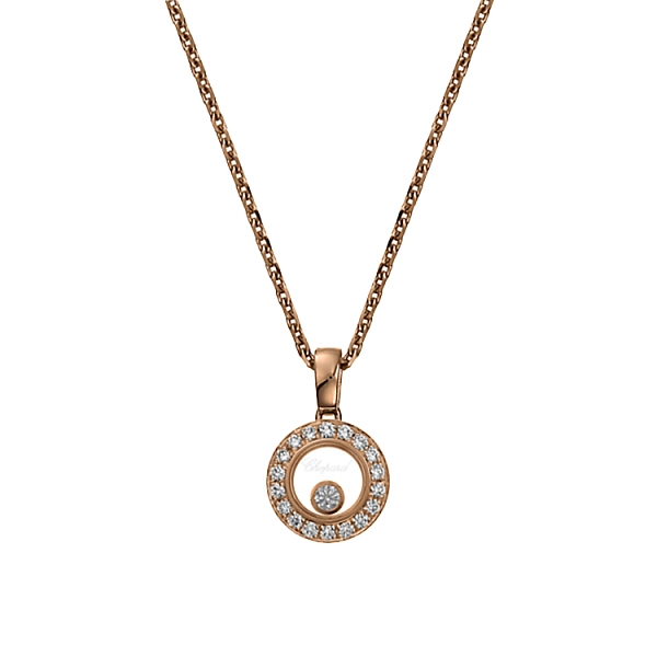 Gold-Anhänger Chopard Happy Diamonds 79A017-5201