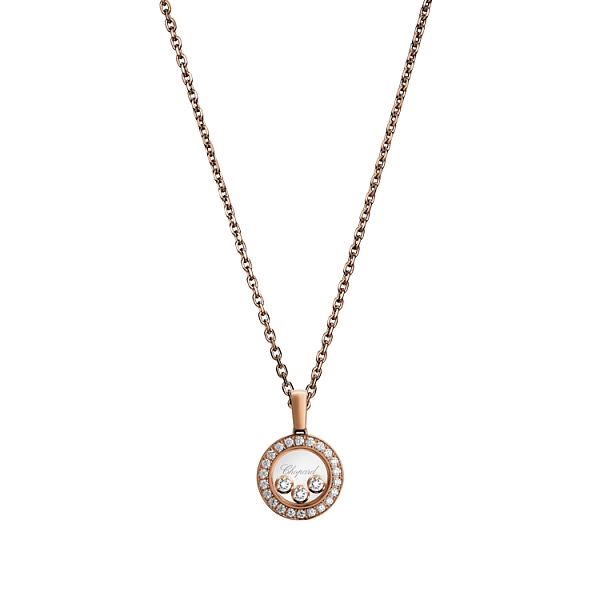 Gold-Anhänger Chopard Happy Diamonds 79A018-5201