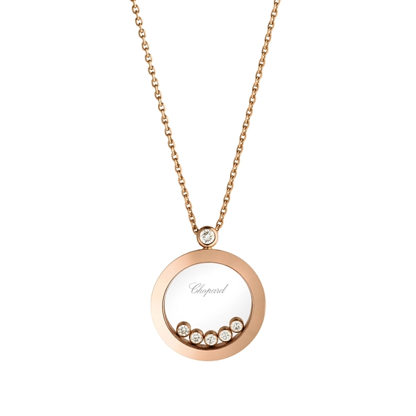 Gold-Anhänger Chopard Happy Diamonds 799434-5001