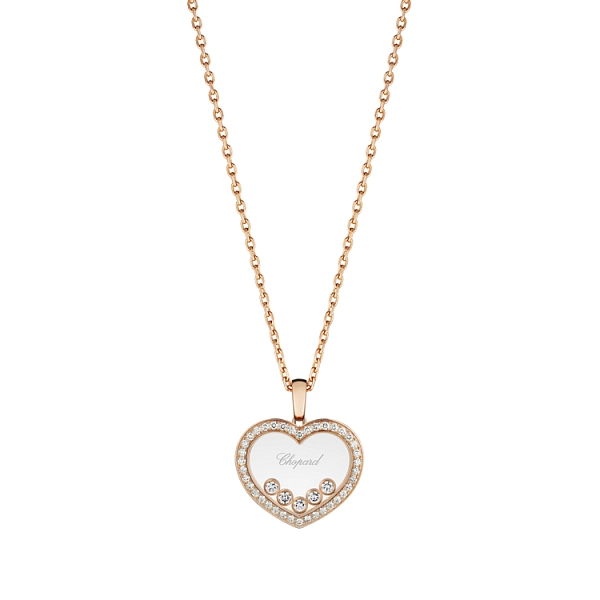 Gold-Anhänger Chopard Happy Diamonds 79A038-5201