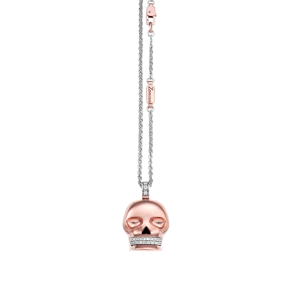 Goldanhänger Totenkopf Zancan Couture Limited Edition EC369RB