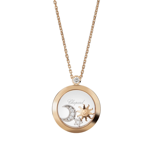 Gold-Anhänger Chopard Happy Diamonds 799434-5201