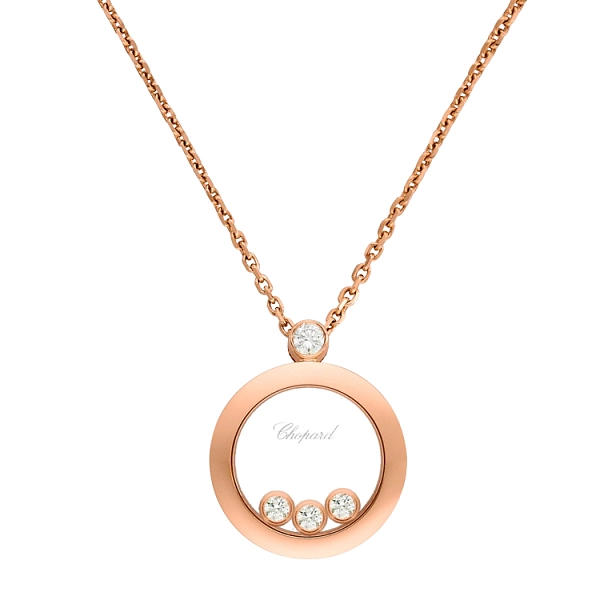 Gold-Anhänger Chopard Happy Diamonds 793929-5201