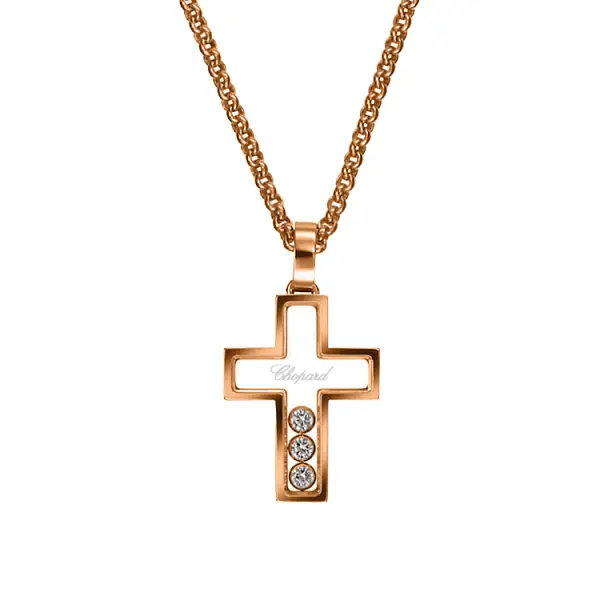 Gold-Anhänger Chopard Happy Diamonds 794009-5001