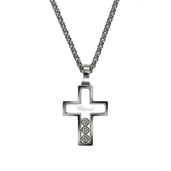 Gold-Anhänger Chopard Happy Diamonds 794009-1001