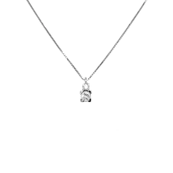 Gold-Anhänger mit Diamant