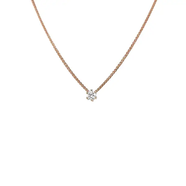 Gold-Anhänger mit Diamant