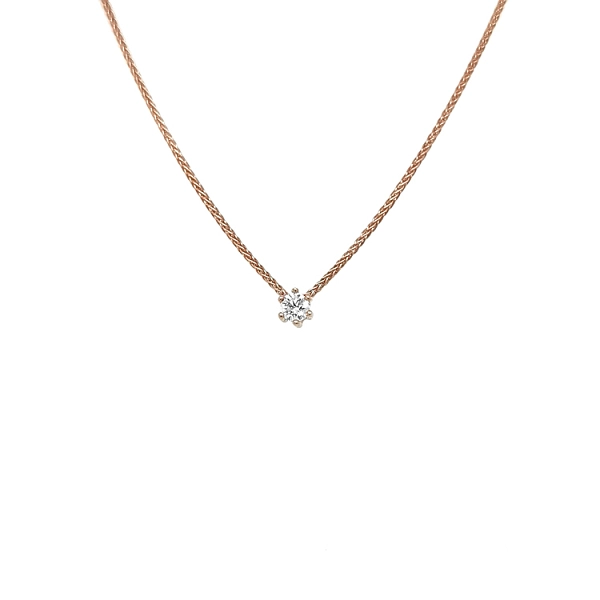 Gold-Anhänger mit Diamant