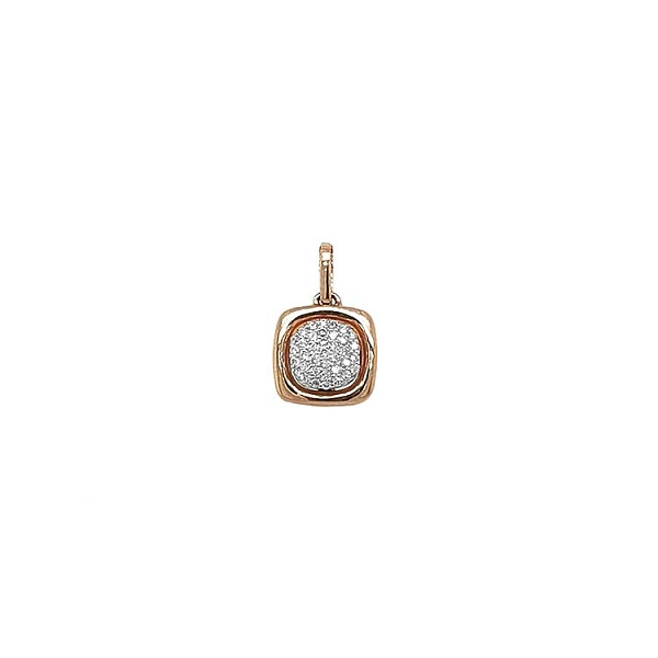 Gold-Anhänger mit Diamanten