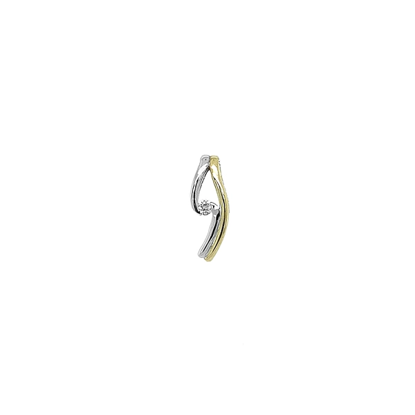 Gold-Anhänger mit Diamant