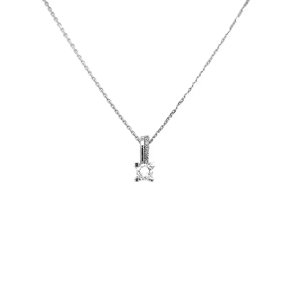 Gold-Anhänger mit Diamanten