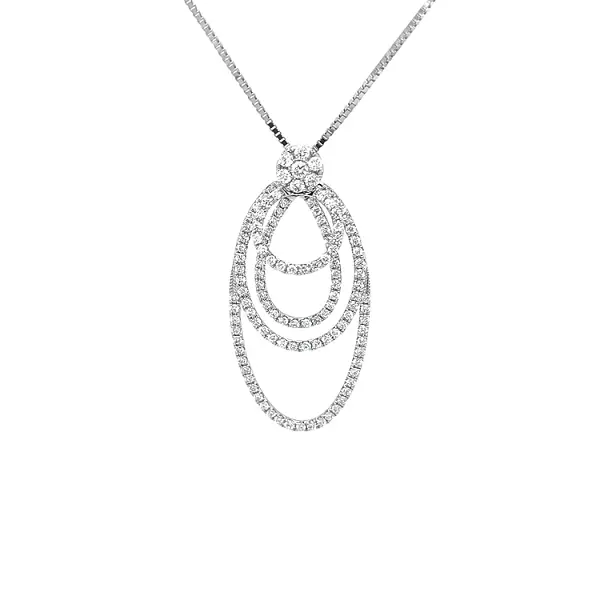 Gold-Anhänger mit Diamanten