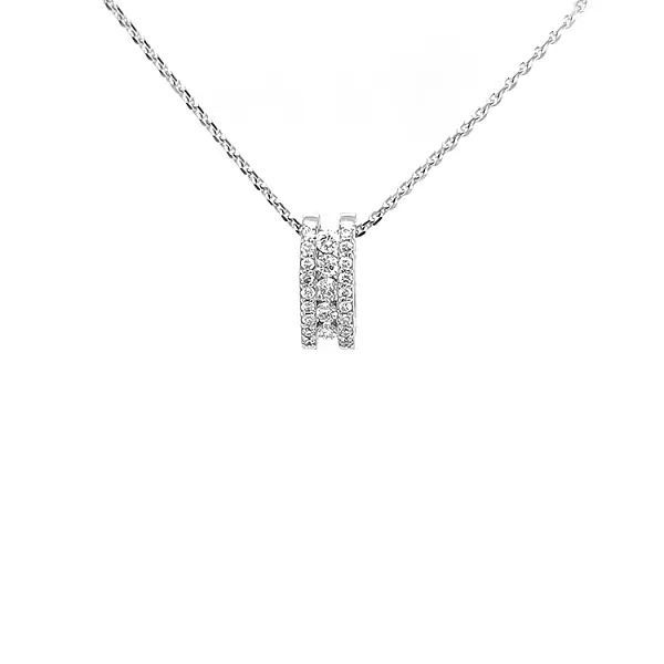 Gold-Anhänger mit Diamanten