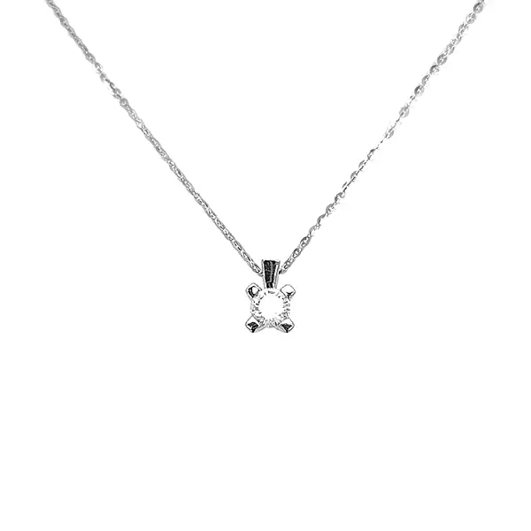 Gold-Anhänger mit Diamant