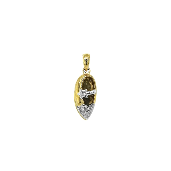 Gold-Anhänger mit Diamanten