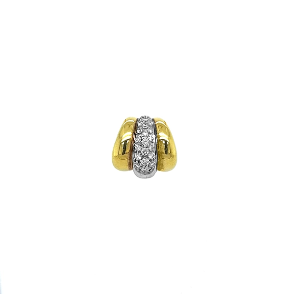 Gold-Anhänger mit Diamanten