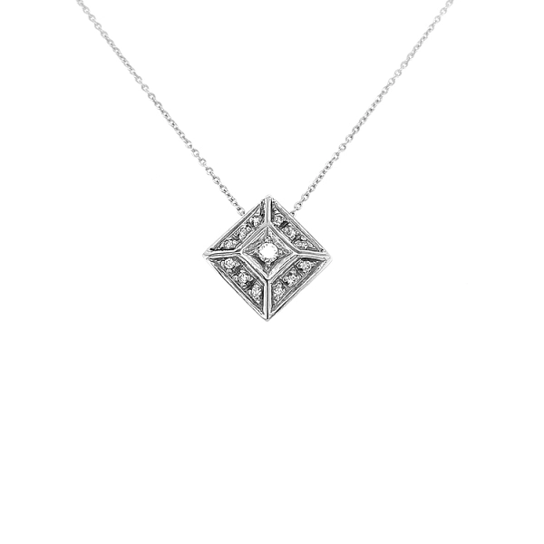 Gold-Anhänger mit Diamanten