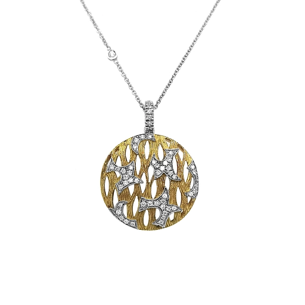 Gold-Anhänger mit Diamanten