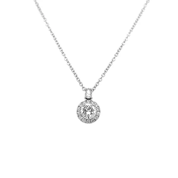 Gold-Anhänger mit Diamanten