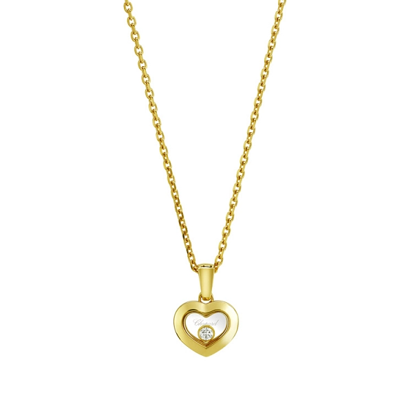 Gold-Anhänger Chopard Happy Diamonds 79A054-0001
