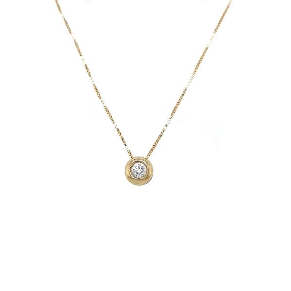 Gold-Anhänger mit Diamant