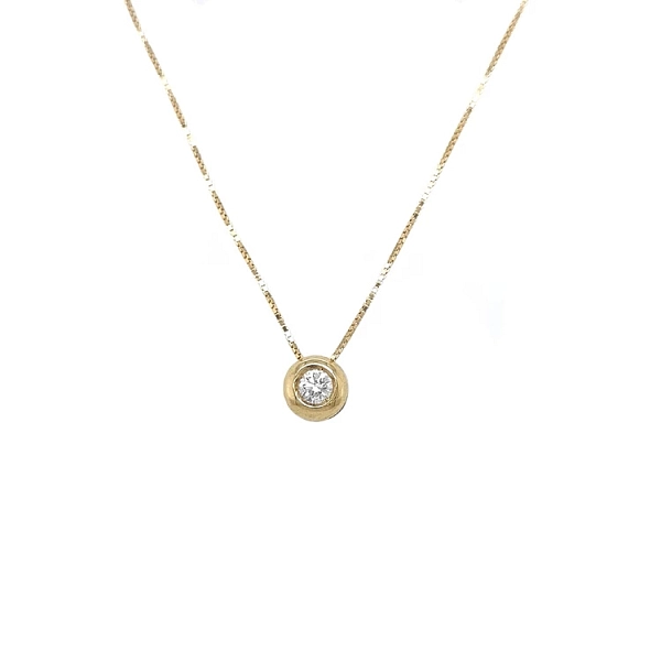Gold-Anhänger mit Diamant