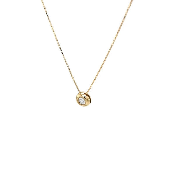 Gold-Anhänger mit Diamant