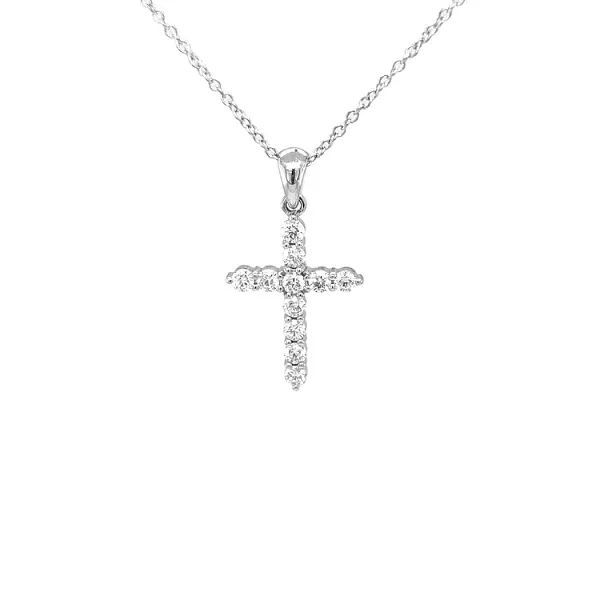 Goldenes Kreuz mit Diamanten