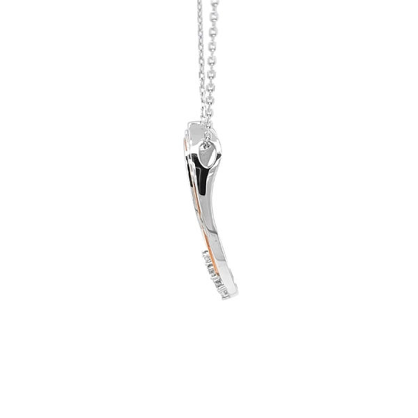 Gold-Anhänger mit Diamanten