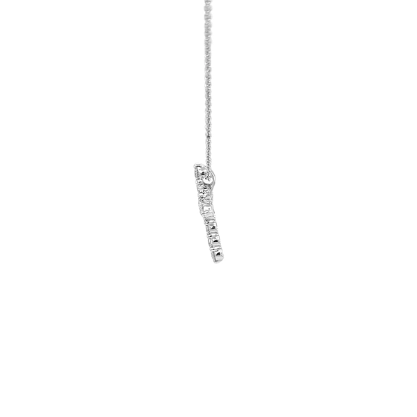 Gold-Anhänger Kreuz mit Diamanten