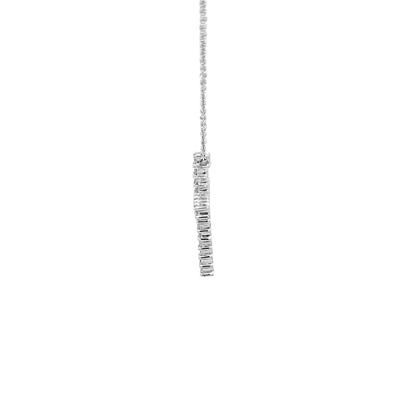 Gold-Anhänger Kreuz mit Diamanten