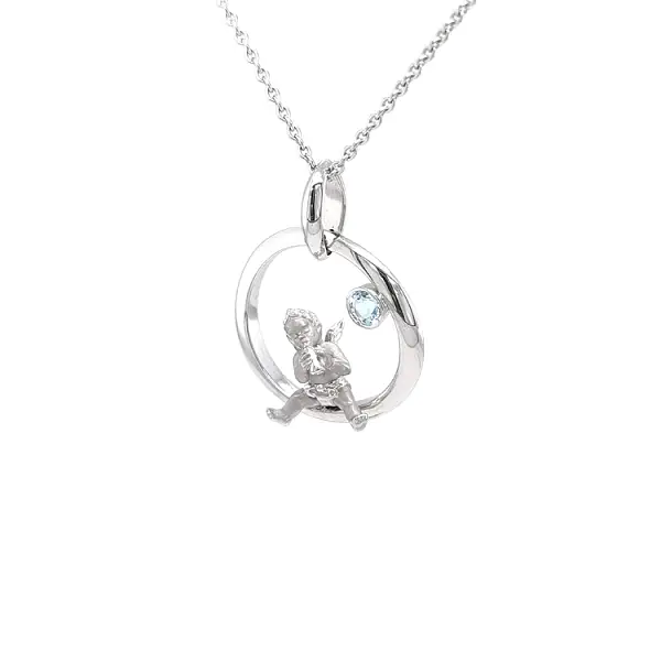 Gold-Anhänger Carrera y Carrera My Angel mit Topas