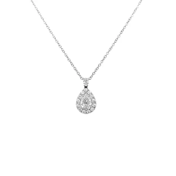 Gold-Anhänger mit Diamanten