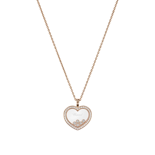Gold-Anhänger Chopard Happy Diamonds 79A039-5201